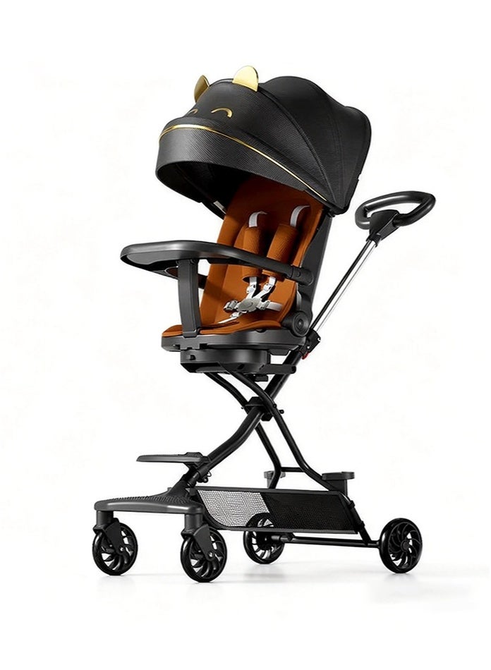 OASIS DESERT Safety First - Smooth Travel System. Baby Stroller With Built-In Baby Safety Seat, Suitable For Newborns To Toddlers. Combination Set, Easy Installation, Large Sunshade, Ample Storage Space That Can Be Folded, Sturdy And Durable. - Image 1